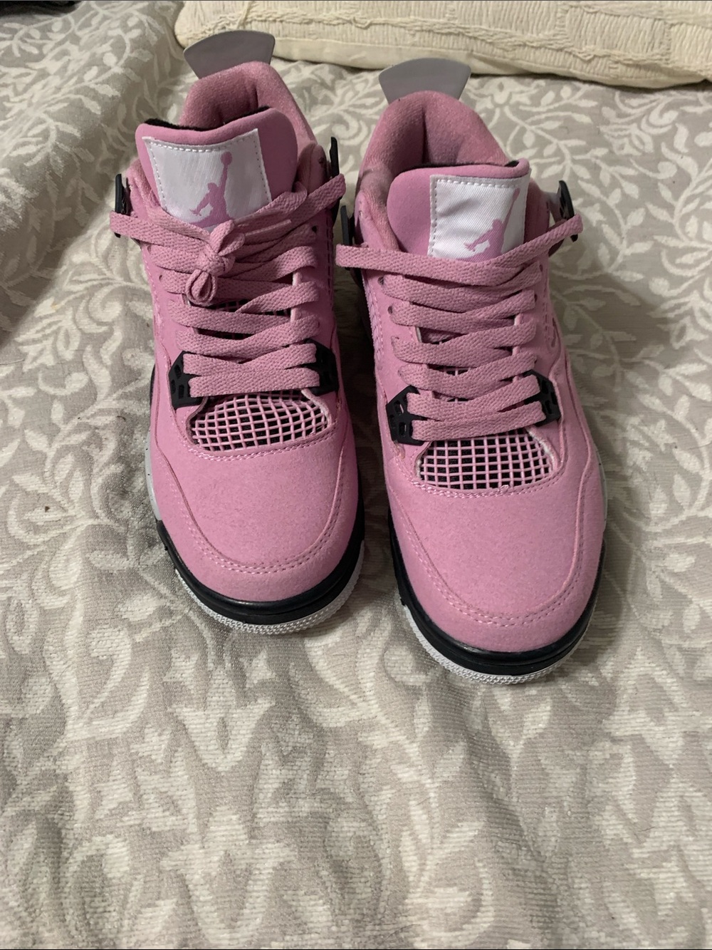 Jordan Pink Women’s Sneakers with Black Accents